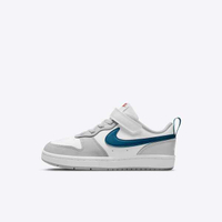 Nike Court Borough Low 2 PSV [BQ5451-117] 中童 運動休閒鞋 舒適 穿搭 灰 藍
