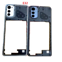 10PCS For Motorola Moto E22 E32 Front Housing Middle Frame Bezel Plate Cover