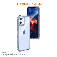 LEEU DESIGN Apple iPhone 12 mini (5.4吋) 傲熊冰封 氣囊鋼化玻璃殼【APP下單4%點數回饋】