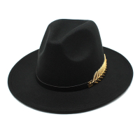 พิเศษรู้สึกหมวกผู้ชาย Fedora หมวกด้วยเข็มขัดผู้หญิงวินเทจ T Rilby หมวกขนสัตว์ Fedora แจ๊สที่อบอุ่นหมวก C Hapeau F Emme F Eutre พานามันหมวก