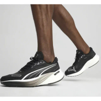 【PUMA】慢跑鞋 Magnify NITRO™ Tech 2 氮氣 輕量 舒適 男鞋 黑白 380090-1