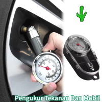 【Kemasan Kotak】Alat Pengukur Tekanan Ban manual Analog Portabel Ukuran Angin Bulat Ban Motor Mobil T