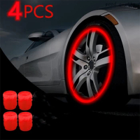 Luminous Valve Caps Fluorescent Red Night Glowing Car for Citroen C4 C3 DS3 DS4 DS5LS DS5 DS7 Xsara Berlingo Saxo Picasso