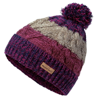 【【蘋果戶外】】mont-bell 1118583 PU 紫 CABLE KNIT WATCH CAP 針織帽 羊毛帽 保暖帽 #2