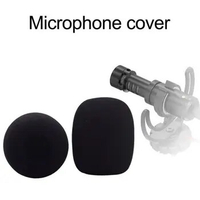 Soft Noise Reduction Sponge Dustproof Microphone Windshield Sponge Cover for Rode VideoMicro