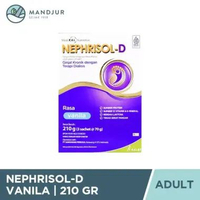 Nephrisol D Vanila 210 Gram - Susu Tinggi Protein Khusus Pasien Ginjal Dialisis