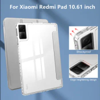 For Xiaomi Redmi Pad 2022 Tablet Case Mi Pad 6 Pro Clear Back Shell Funda for Xiaomi Redmi Red Mi Pad 10.61 Smart Cover Funda