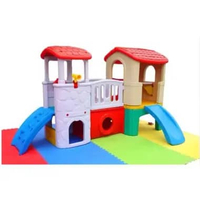 Perosotan Club House Climber Playground Playhouse Slide Mainan Anak Outdoor Indoor Komplit SL Lurus