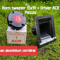 ACR Horn Tweeter 15x19 + Driver ACR Piezzo Bahan Aluminium Cor/Diral Speaker Alami Darbuka