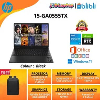 HP HyperX Omen 15-GA0555TX Shadow Black i5 14450HX Win11 OHS