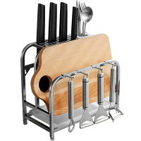 筷子簍廚房置物架落地壁掛式家用收納盒勺子筒瀝水刀架砧板架用品