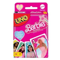MATTEL GAMES UNO BARBIE THE MOVIE CARD GAME SPECIAL RULE FAMILY GAME MAINAN ANAK ORIGINAL MATTEL GAM