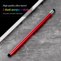 Metal Capacitive Pen for Huawei Tablet M6 Android Apple Mobile Phone Universal Stylus Silicone Rubber Tip iPad Stylus