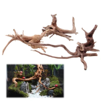 Natural Aquarium Driftwood Branch Fish for Tank Decor 4.7in 7.5in 10.6in Length