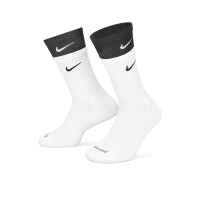 Nike Everyday Plus Cushioned 黑白雙層長襪 (一組2雙) 透氣 緩震 機能襪 DD2795-104