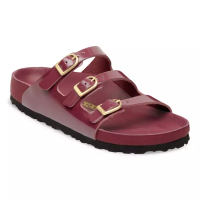 Birkenstock Florida Fresh Natural Leather Patent Zinfandel High Shine