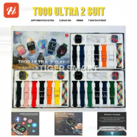 T900 ULTRA 2 SUIT SMARTWATCH 2.3HD DISPLAYS 7 TALI JAM TANGAN PRIA WANITA