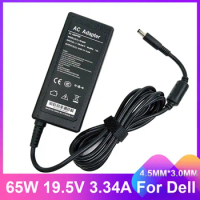 19.5V 3.34A 65W 4.5*3.0mm Laptop Charger Adapter For Dell Inspiron 15 3551 3552 3558 5551 5552 5555 5558 5559 7568 P28E P57G