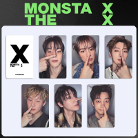 การ์ดโลโม MONSTA X NOW PROJECT วอล.1 จำนวน 6 ชิ้น เหตุผล เยาวชน รูปทรงแห่งความรัก โฟโต้การ์ดเดี่ยว S