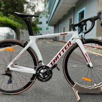 TWITTER-Carbon Fiber Road Bike, Thunder-C Brake, RS-22S, T800, Breaking Wind Racing, Inside Cable Routing, Factory Hot Sale