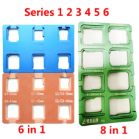 For Apple Watch Seires 1 2 3 4 5 6 (6 in 1) S6 S5 S4 S3 S2 Precision Alignment Mould Touch Panel Glass OCA Glue Laminating Mold