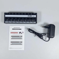 Audio Amplifier Headphone Splitter 8 Channel Volume Control