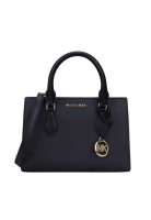 MICHAEL KORS SHEILA黑色品牌金属标女士手提斜挎包