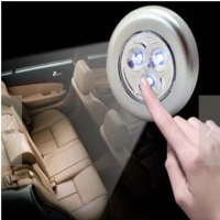 車用/家用節能3LED觸控燈4入