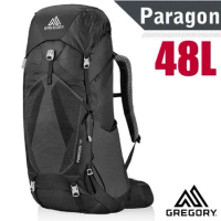 【美國 GREGORY】新款 Paragon 48 專業健行登山背包(可調式懸架系統)_126843 玄武黑