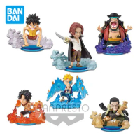 Bandai One Piece WCF Burst Plus Effect Luffy Marshall D Teach Figures Collectibles Toys Gifts For Children