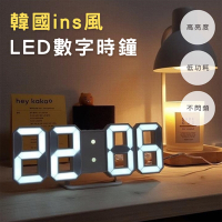 韓系簡約3D數字LED時鐘/電子掛鐘