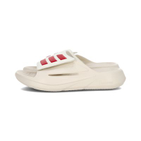 Adidas Lightblaze Slide 男鞋 米紅色 魔鬼氈 輕便 運動 休閒 拖鞋 IH8944
