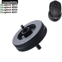 DIY Replacement Mouse Pulley Plastic Scroll Wheel Roller Repair Parts for Logitech M275 M280 M330 M331 Mouse