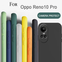 For Oppo Reno10 Pro/Reno 10 Pro Shockproof Square Liquid Silicon TPU Phone Case For Oppo Reno10 Pro Global Mobile Phone Coques