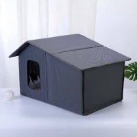 2023 New waterproof tent cat flap bed outdoor cat tent stray dog big house rain tent stray dog cat