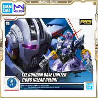 BANDAI The Gundam Base Limited RG 1/144 ZEONG (CLEAR COLOR) Plastic Model Kit Assembly Anime Action Figure