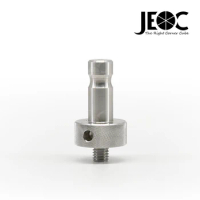 JEOC Stainless Steel Adapter from Leica Spigot to M8 Thread Topography Land Surveying Accessories