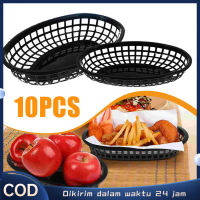 10pcs/set Piring Saji Gorengan Fast Food Wadah Kecil Storage Box Keranjang Plastik