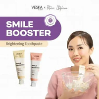 Veska by LEKA x Patricia Stephanie - Smile Booster Brightening Toothpaste - Tanpa Fluoride Dengan Pr