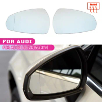 Side Rearview Mirror Heating Glass Heated Mirror Lens For Audi A3 S3 RS3 RS A S 3 2013-2020 8V0857535D, 8V0857536D Left or Right