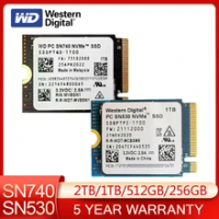 Western Digital WD SN740 SN530 M.2 2230 SSD 1TB 2TB 512GB NVMe PCIe Gen4 x4 for Microsoft Surface Pro X Surface Laptop 3