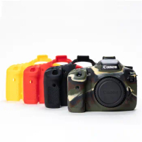Soft Silicone Armor Camera Body Case For Canon EOS 7D EOS7D Shockproof Rubber Cover