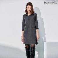 Master Max 質感低調小香款七分袖洋裝(8321005)