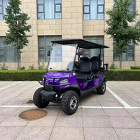 2024 World's First Battery Powered Solar Panel Golf Sports Car Hunting Club Car Beach Electric Golf Cart
