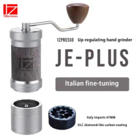 1ZPRESSO Je plus Manual Coffee Grinder Aluminum Burr Grinder Stainless Steel Adjustable Coffee Bean Mill Mini Bean Milling 35g