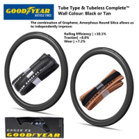 Goodyear Eagle F1 Tubeless Tube Tyre 700x25C/28C/30C/32C Tire Bicycle Clincher Foldable Gravel Tyre Cycling Part Road Bike Tire