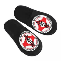 Karate Kyokushin House Slippers Women Comfy Memory Foam Martial Arts Slip On Hotel Slipper Shoes