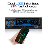 1PC Bluetooth Car MP3 Player Plug-In Card U Disk Car Radio Generation CD DVD Model 1789 Support Dual Phone Bluetooth Connection