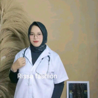 Jas laboratorium jas putih kerja xl (m fit l) wrn lain Wanita