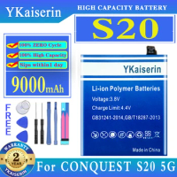 YKaiserin 9000mah Replacement Battery For CONQUEST S20 5G Moile Phone